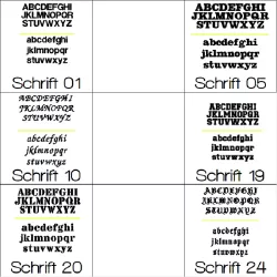 Eartsch Stoff-Patch Schmal